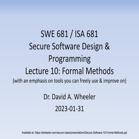 Secure-Software-10-Formal-Methods.ppt