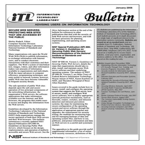 Secure Web Servers Protecting Web Sites That Are Accessed By ...