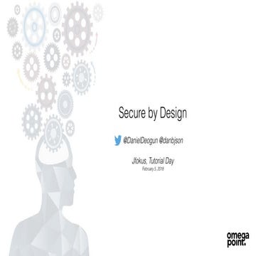 Secure by Design - Jfokus 2018 tutorial