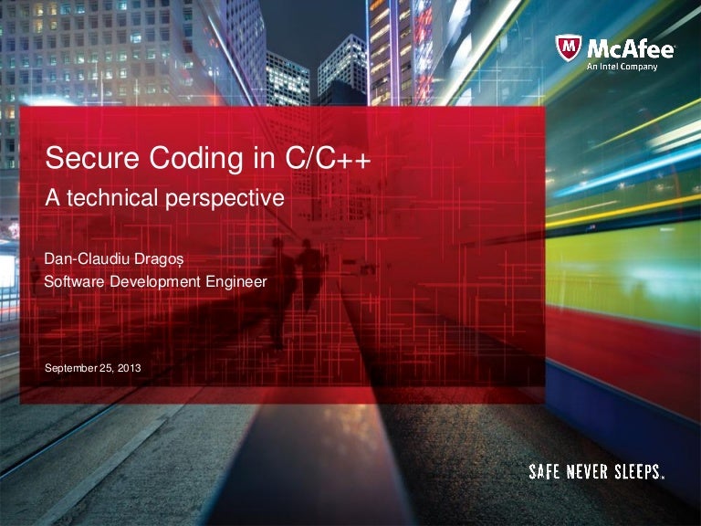 Secure coding in c c 