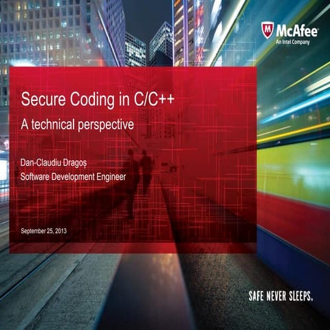 Secure Coding in C/C++ | PDF | Operating Systems | Computer Software ...