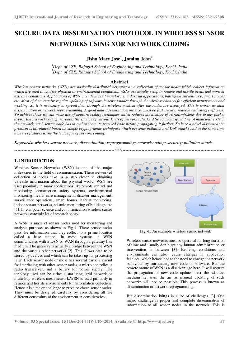Secure data dissemination protocol in wireless sensor networks using