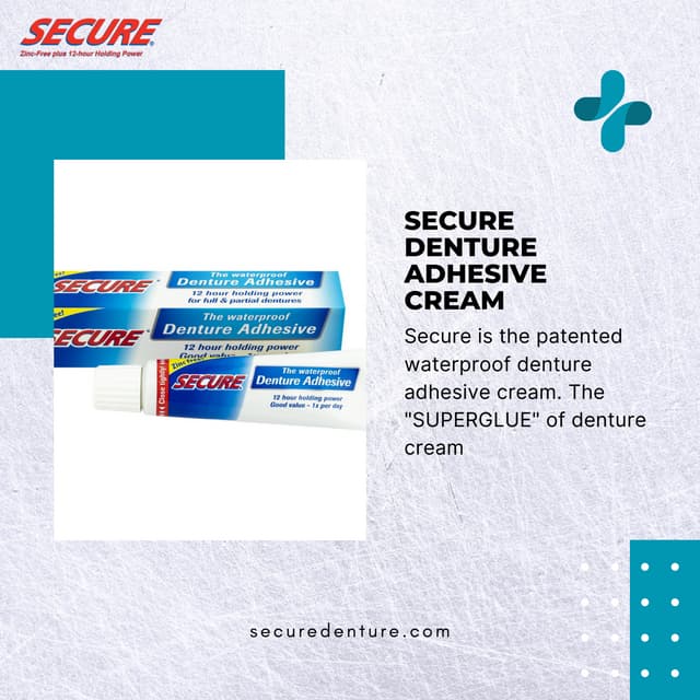 Secure Denture Adhesive Cream PDF
