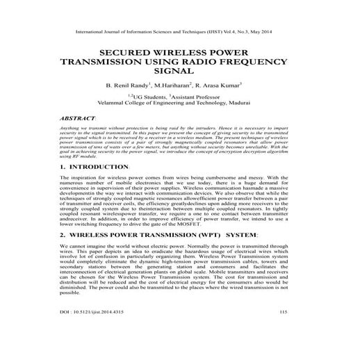 Secured wireless power