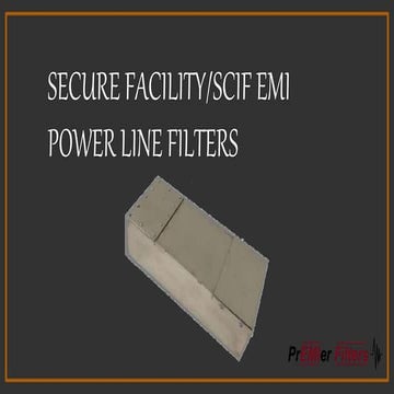 Secure Facility SCIF EMI Filters | PPTX