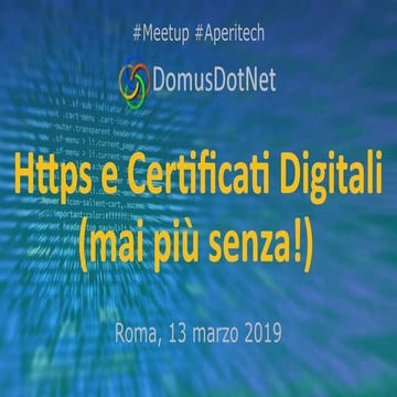 The absolute need of Secure Http