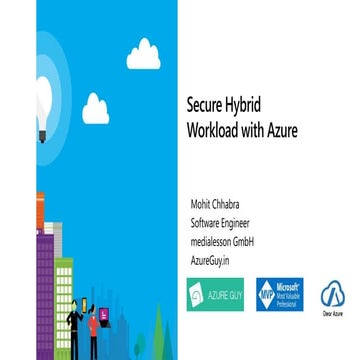 Secure hybrid workload with azure