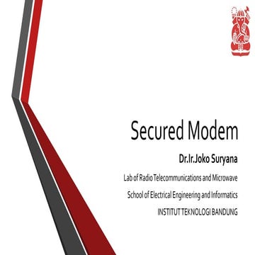 Secure modem design
