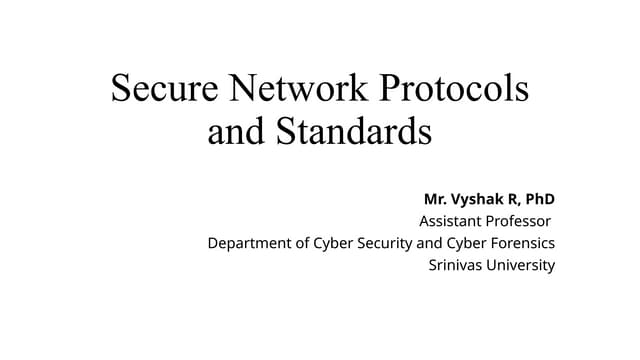 Secure Network Protocols photo