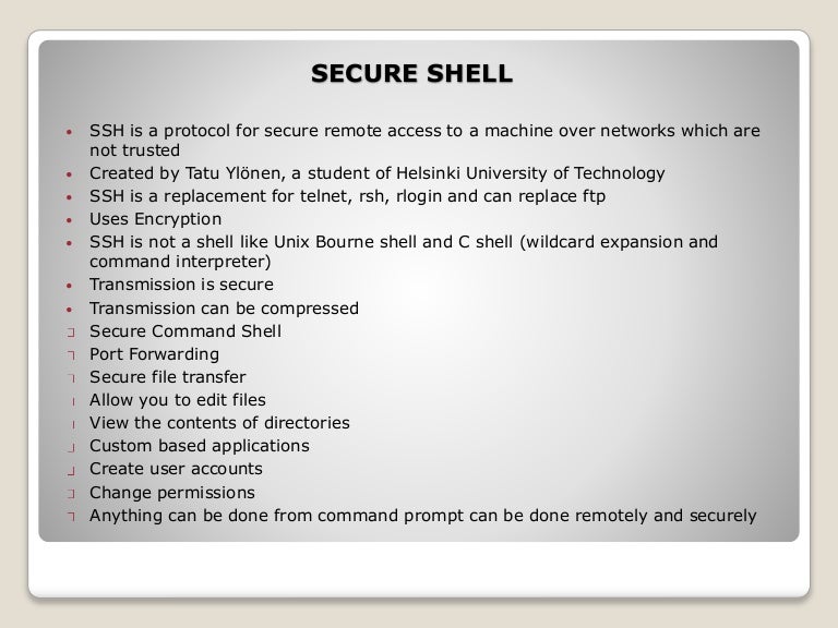 Was Ist Secure Shell Und Wie Funktioniert Es? – JIHP
