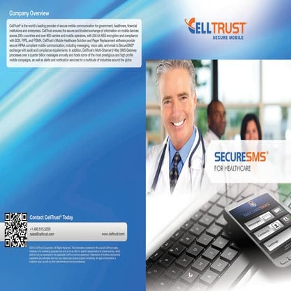 Secure sms - healthcare 2012[4] | PDF