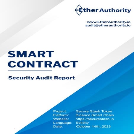 Secure Stash Token – Smart Contract Security Audit Report by ...