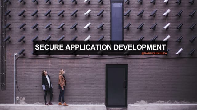Secure Application Development