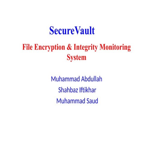 SecureVault_mini cybersecurity project Presentation (1).pptx