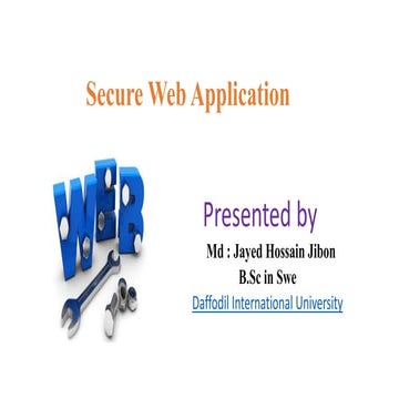 Secure web application by jayed hossain jibon