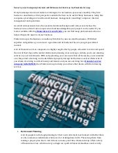 Secure your company’s future with financial services by finstem group