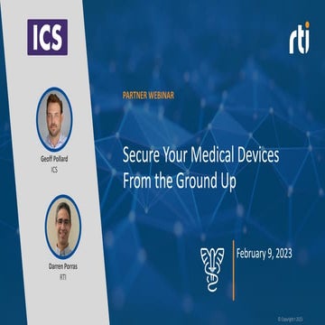 Secure Your Medical Devices From the Ground Up 