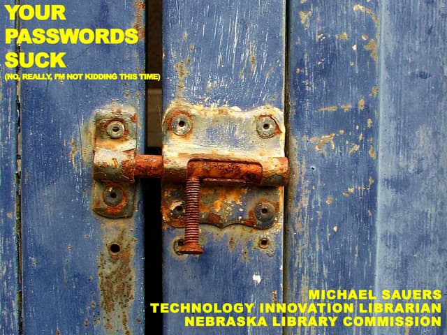 Secure Yourself with LastPass (NLA2014)