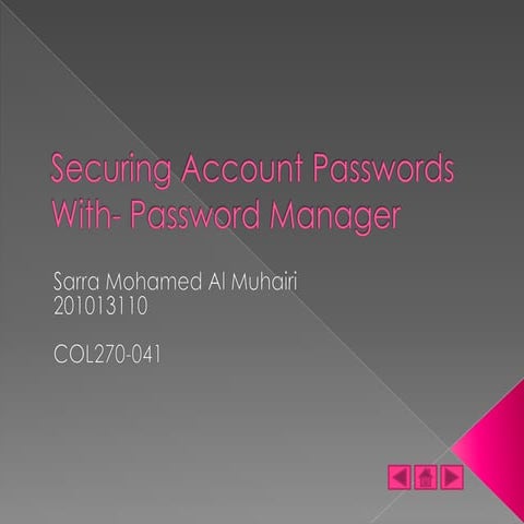 Password managers | DOCX