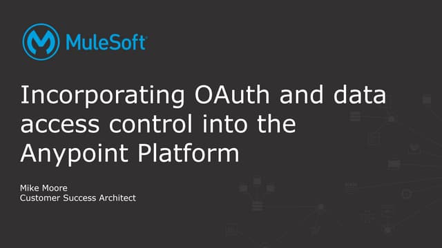 Securing ap is   oauth and fine grained access control