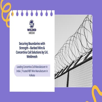 Secure Boundaries with Strength – Leading Concertina Coil & RBT Wire ...