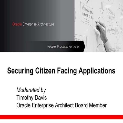 Securing Citizen Facing Applications
