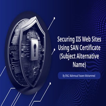 Securing IIS Web Sites with SAN Certificates for Multi-Domain ...