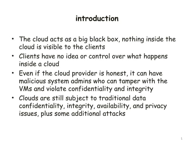 securing the cloud with different policies.ppt