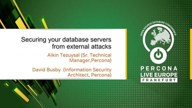 Securing your database servers from external attacks
