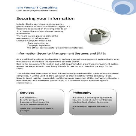 Developing Information Security Strategy CISM Framework | PDF
