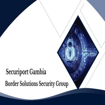 Image result for Securiport Gambia - Border Solutions Security Group | PDF
