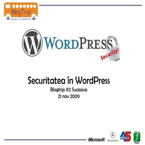 Securitatea In WordPress