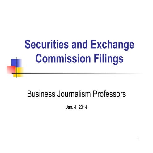 Sec Reporting Obligations | PPTX