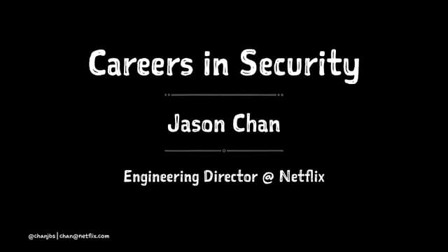 Careers in Security