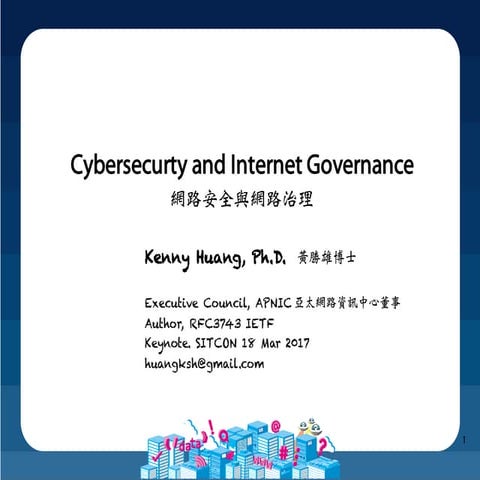 Cybersecurity and Internet Governance