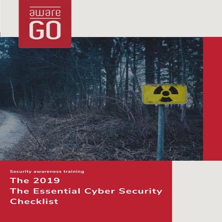 Security awareness-checklist 2019