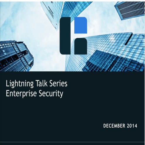 JAAS Security Suite: Hazelcast Enterprise Lightning Talk