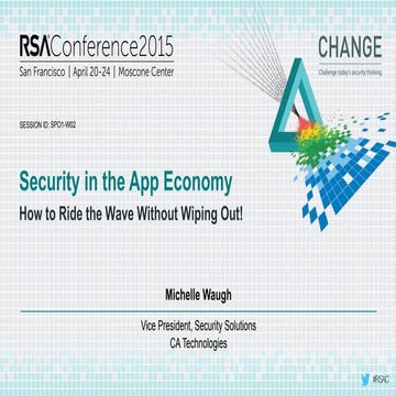 Security in the App Economy: How to Ride the Wave Without Wiping Out!
