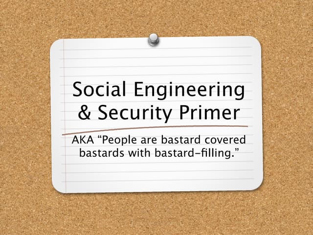 Security Primer