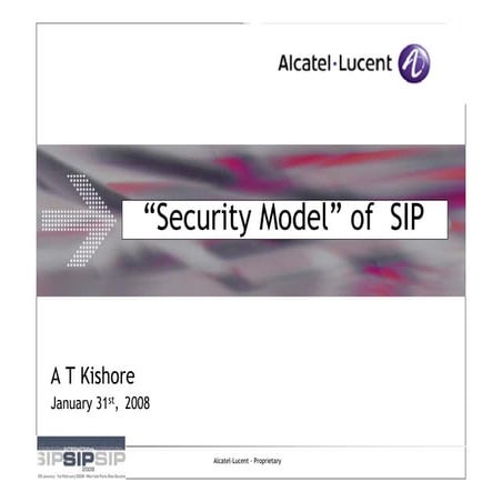 Security model-of-sip-d2-05 at kishore