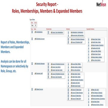 Cognos Security with NetVisn