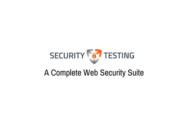 Security-testing presentation