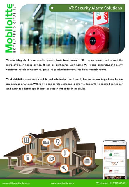 Security alarm solutions