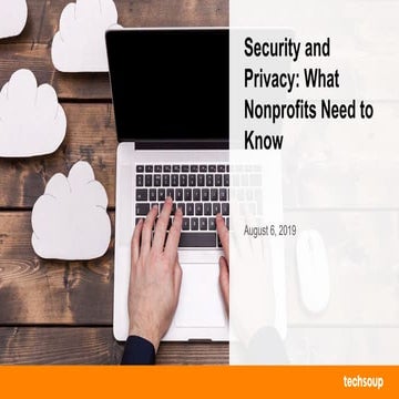 Security and Privacy: What Nonprofits Need to Know