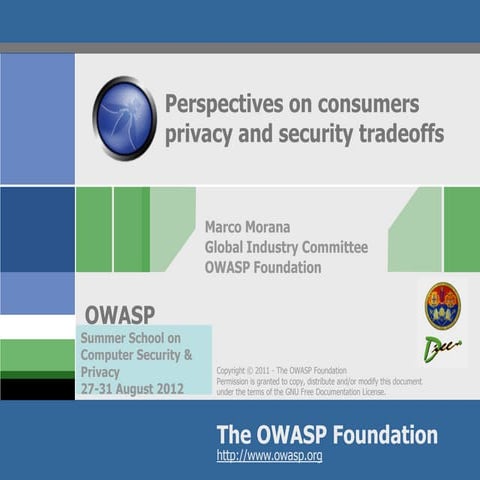 Security And Privacy Cagliari 2012