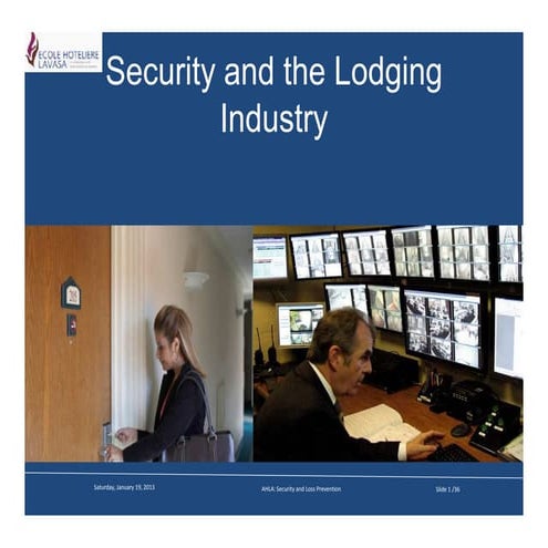Security and the lodging industry [compatibility mode]