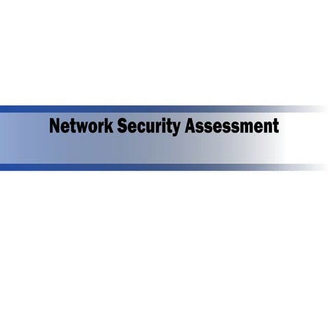 Security_Assessment Presentation Related to Computer Network and Security