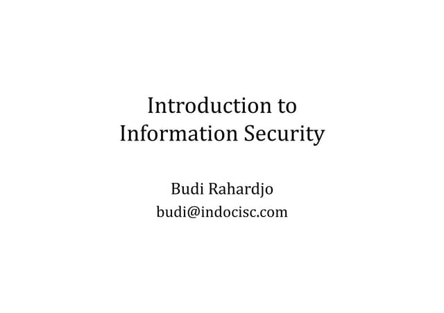 Security awareness
