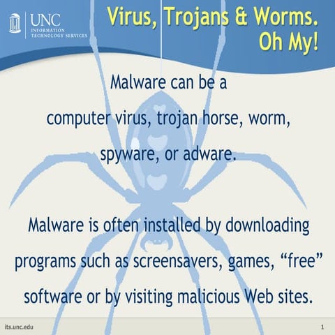 Security Awareness 9 10 09 V4 Virus Trojan