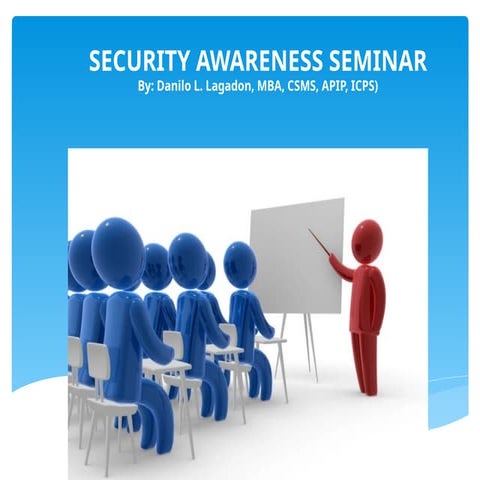 Security Awareness training for employee